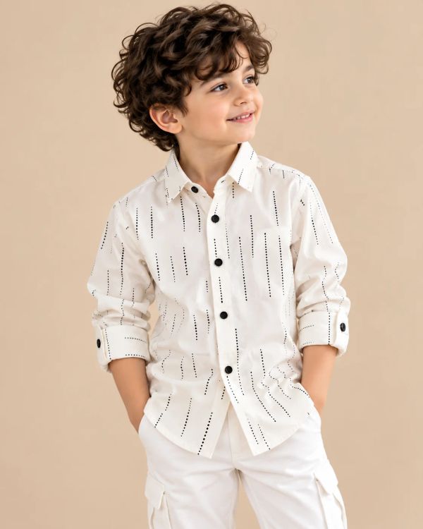 PRINT DOTS SHIRT