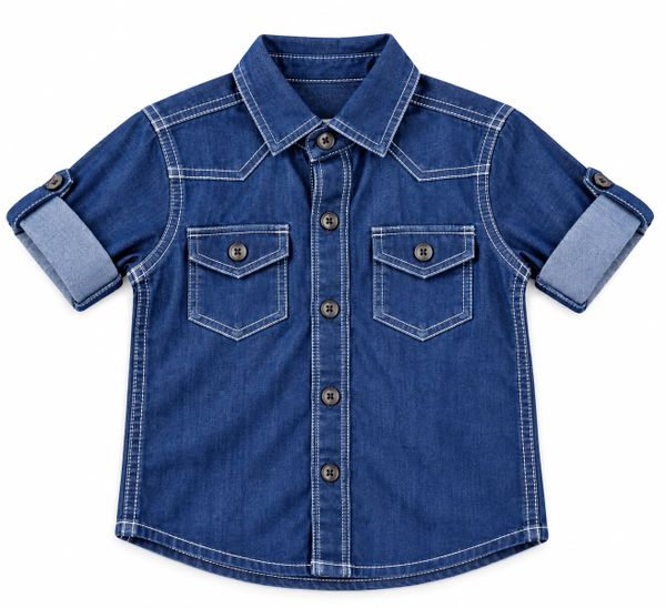 Kids' Blue Denim Shirt